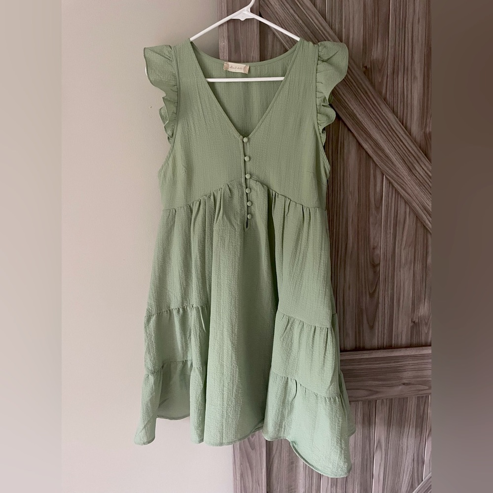 Altar’d State Medium Mint Green Dress